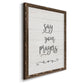 Say Your Prayers - Premium Canvas Framed in Barnwood - Ready to Hang