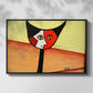 Picasso's Cat–El Gato - Floater Framed Canvas Print