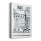 Italian Street Sketch I Premium Gallery Wrapped Canvas - Ready to Hang