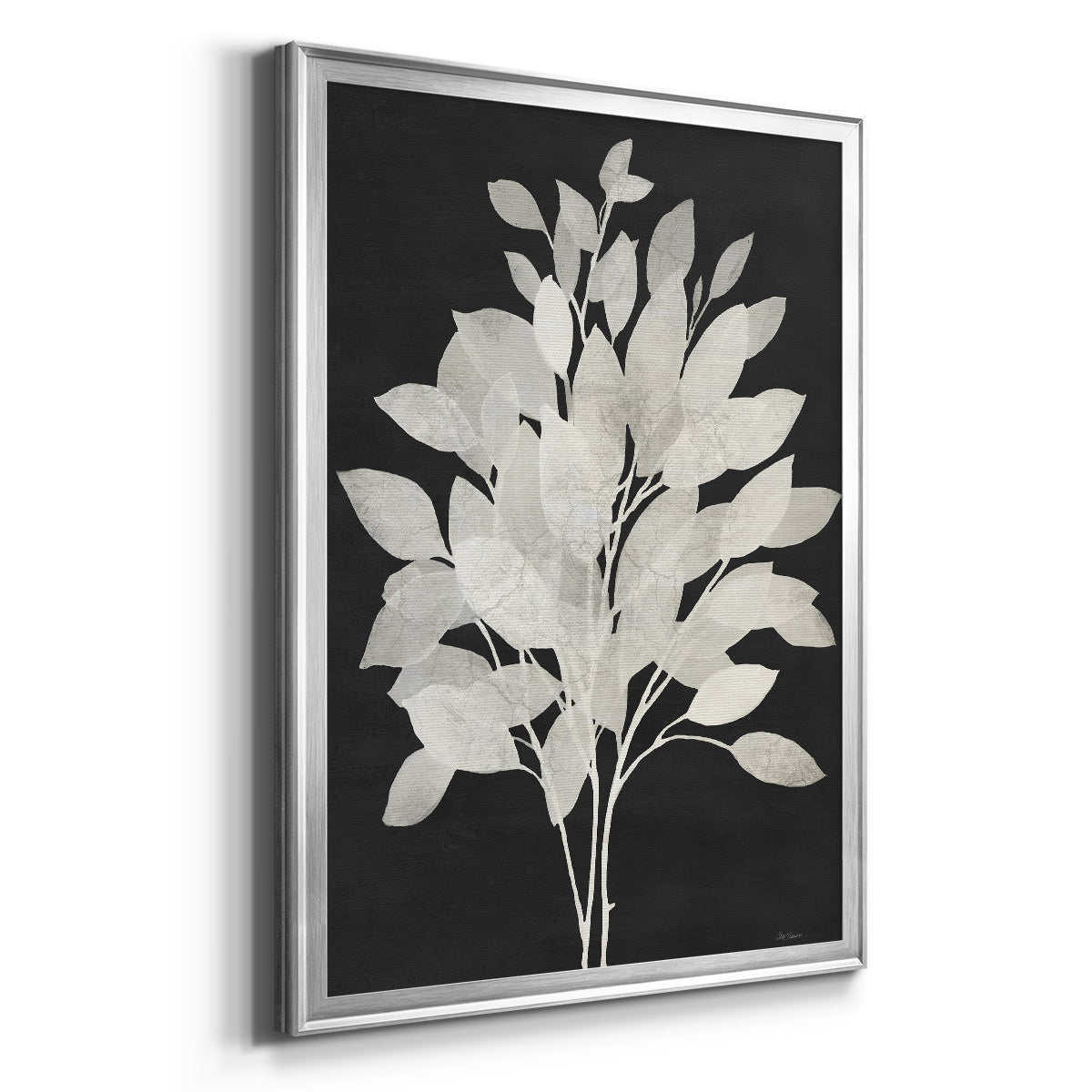 Misty Branches I - Modern Framed Canvas Print