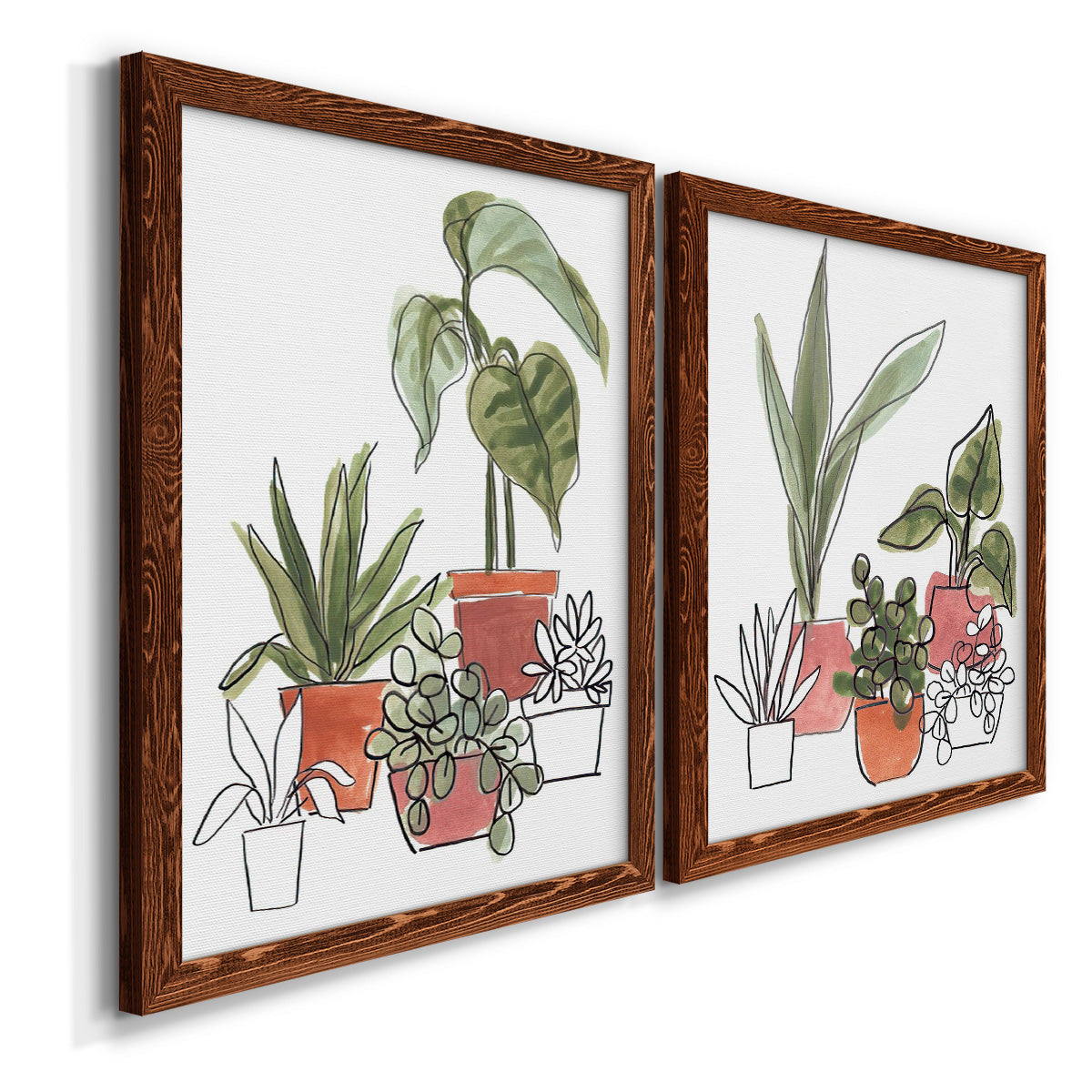 Home Grown I - Barnwood Framed Canvas Set