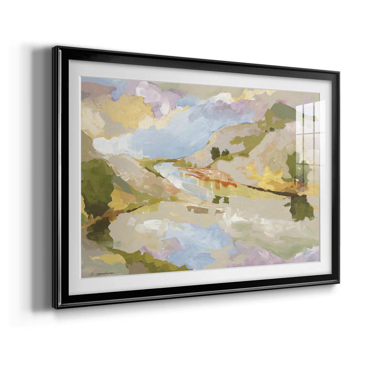 Uplands II Premium Framed Print - Ready to Hang