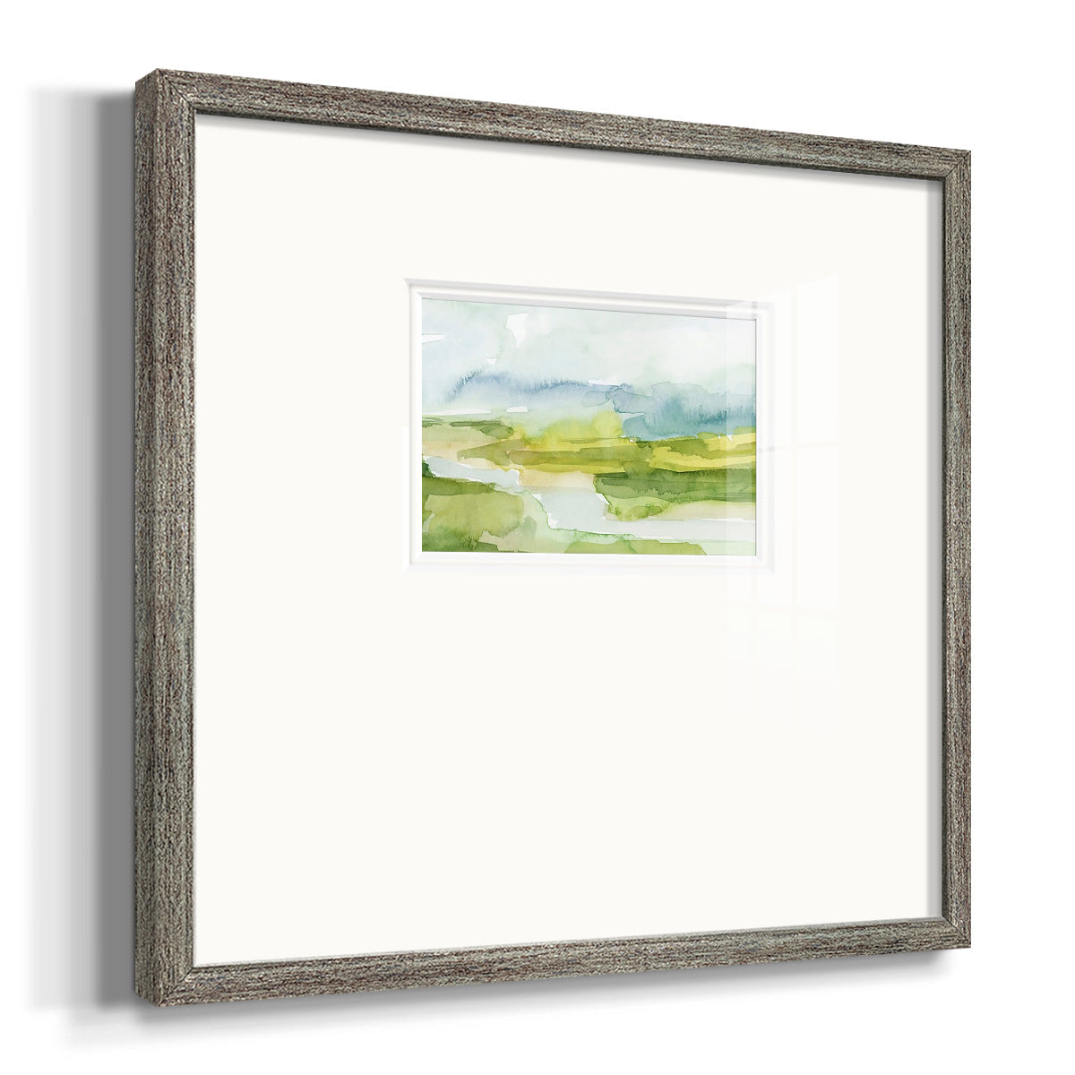 Watery Lowlands I Premium Framed Print Double Matboard