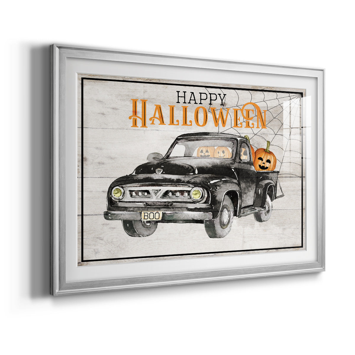 Happy Halloween - Modern Framed Art Print
