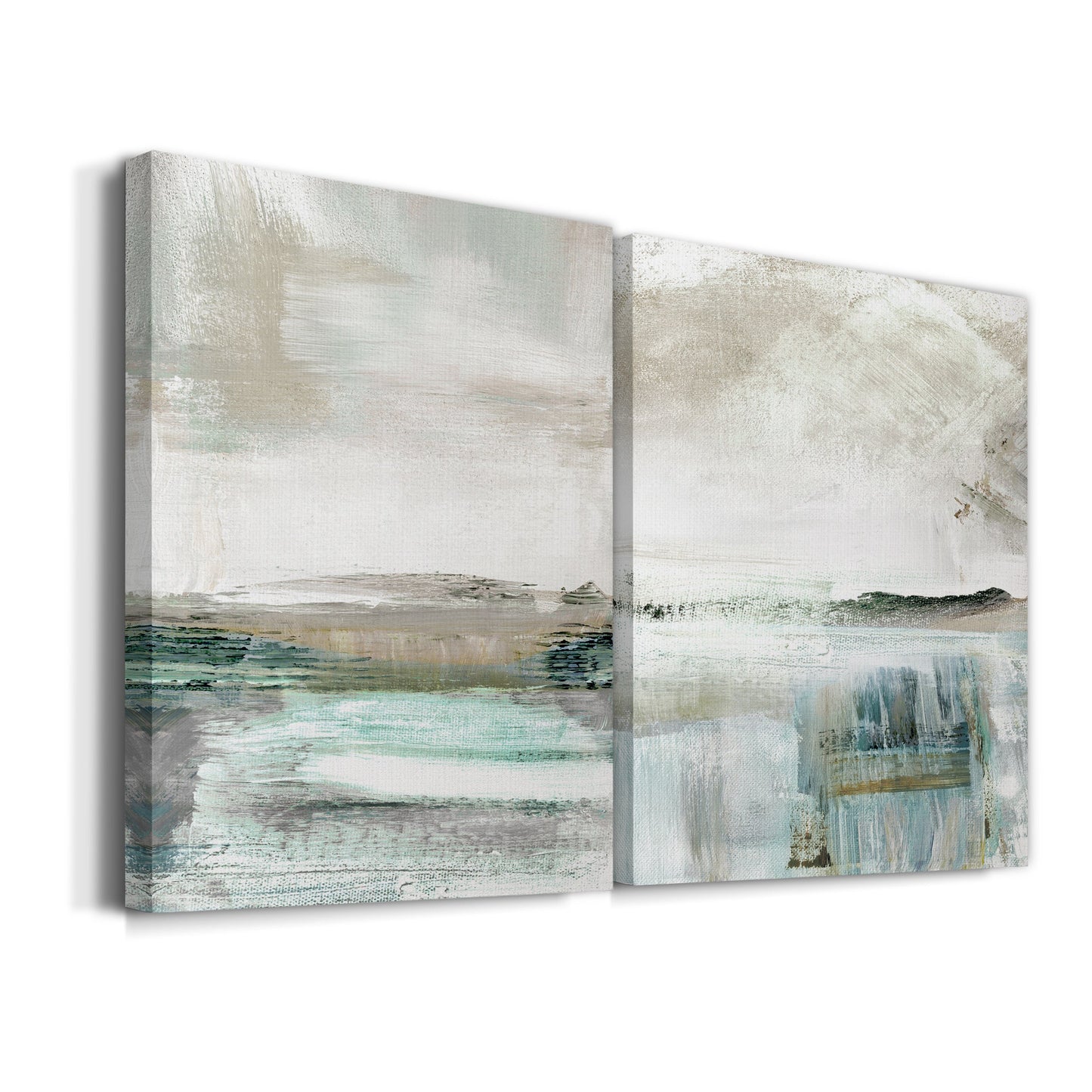 Summer Teal I Premium Gallery Wrapped Canvas - Ready to Hang