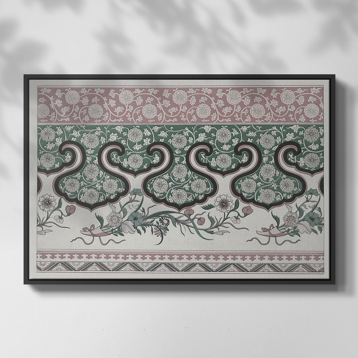 Examples of Chinese Ornament, Pl. LXXVI, 1867 - Floater Framed Canvas Print