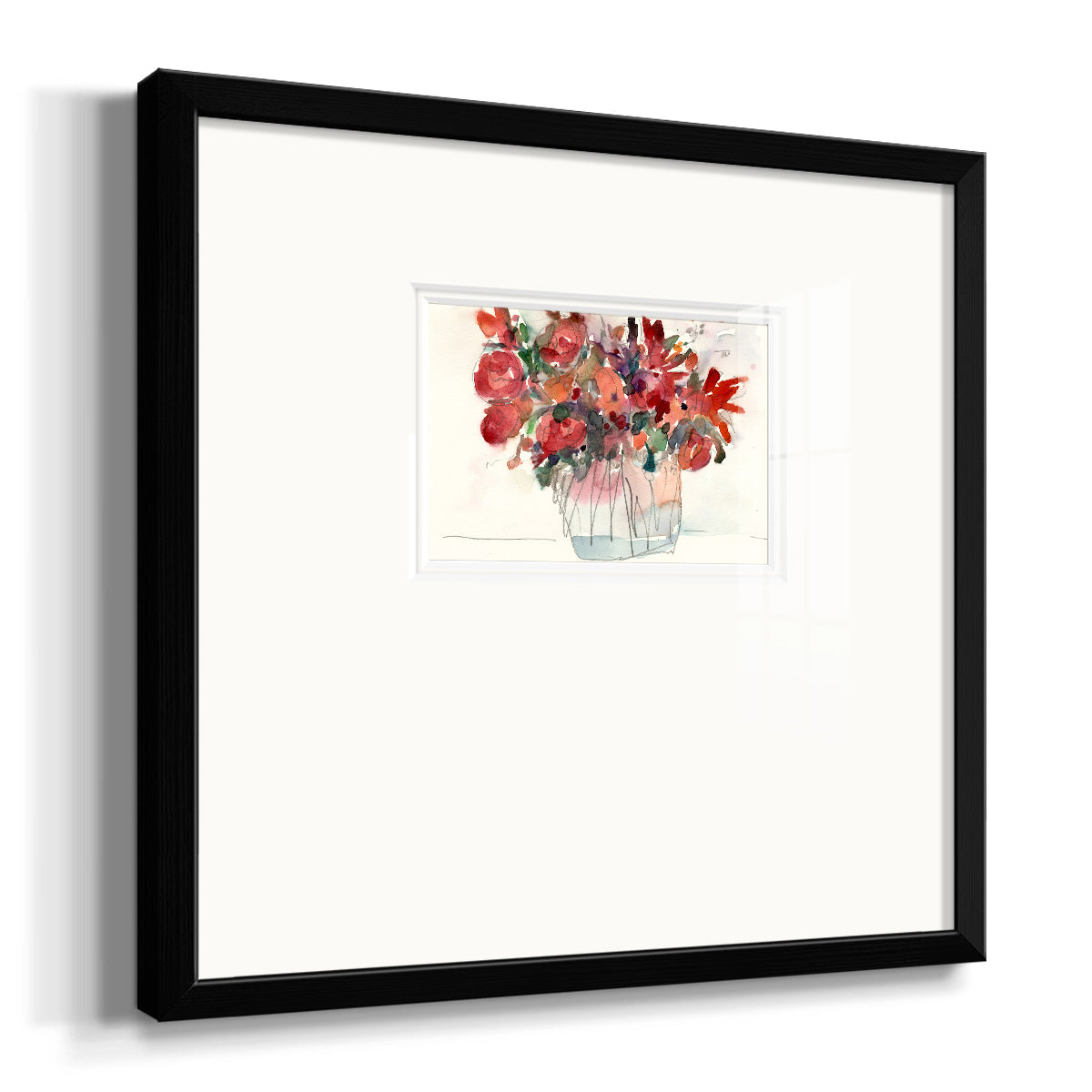 The Small Bunch I Premium Framed Print Double Matboard