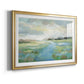 Winding Stream - Modern Framed Art Print