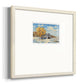 Autumn Barn - Double Matboard Framed Print