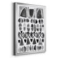 Grey Arches I - Modern Framed Canvas Print