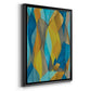 Colorful Cascade II - Modern Framed Canvas Print