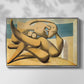 Figures at the Seaside (The Kiss), 1931 - Floater Framed Canvas Print