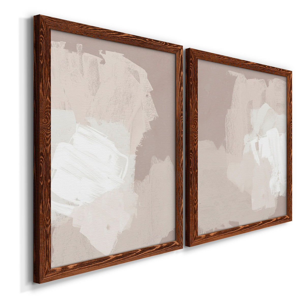 Cloud Slate I - Barnwood Framed Canvas Set