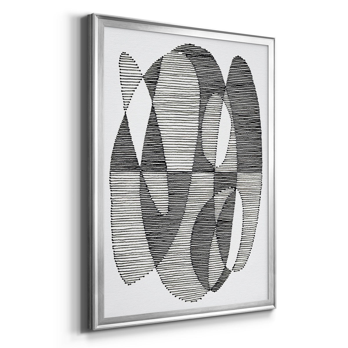 Opposite Day II - Modern Framed Canvas Print