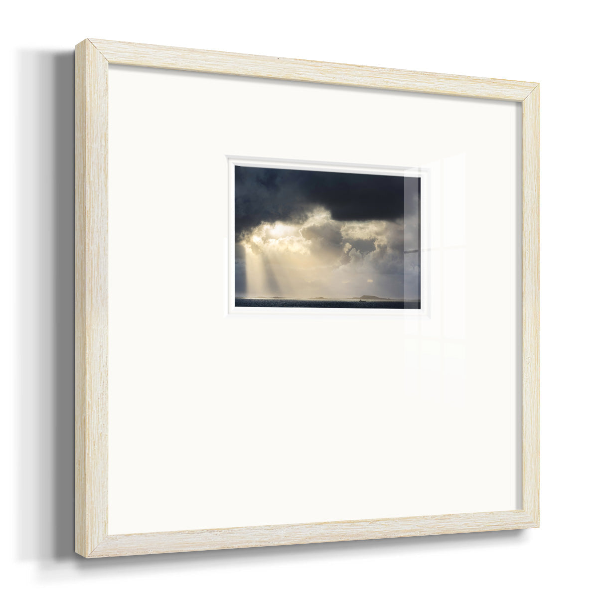 Rays of Light- Premium Framed Print Double Matboard