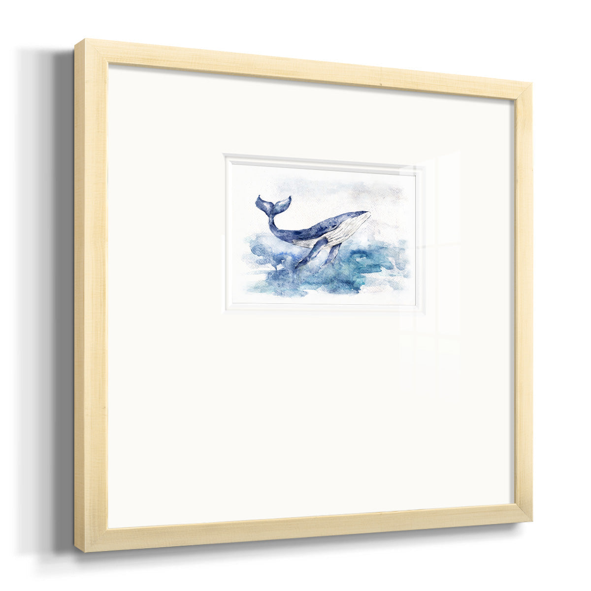 Beautiful Breach Premium Framed Print Double Matboard