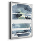 Blue Memories I - Modern Framed Canvas Print