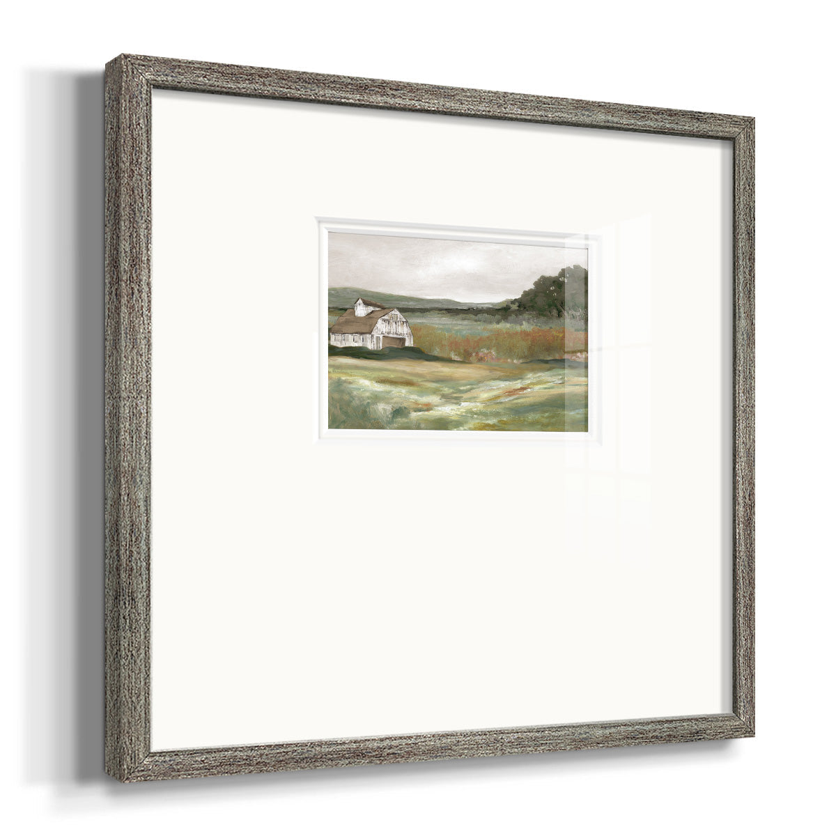 Afternoon on the Farm Premium Framed Print Double Matboard