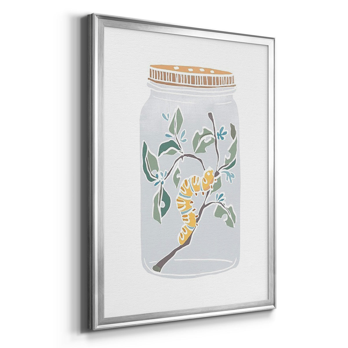 Nature Jar IV - Modern Framed Canvas Print