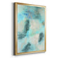 Blue Shift II - Modern Framed Canvas Print