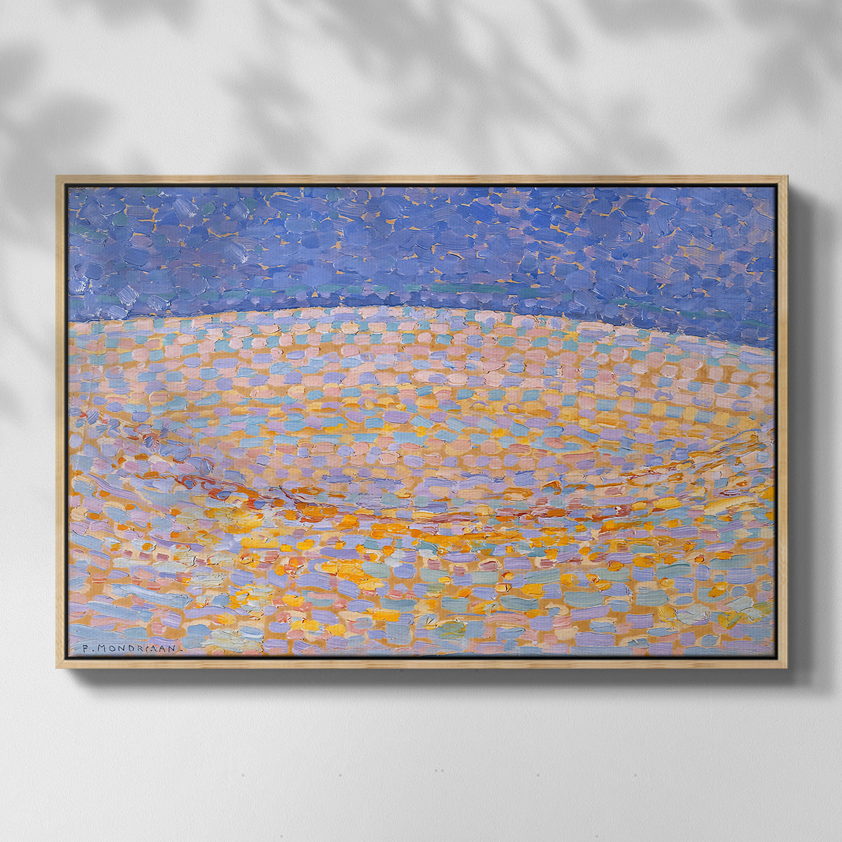 Dune III, 1909 - Floater Framed Canvas Print