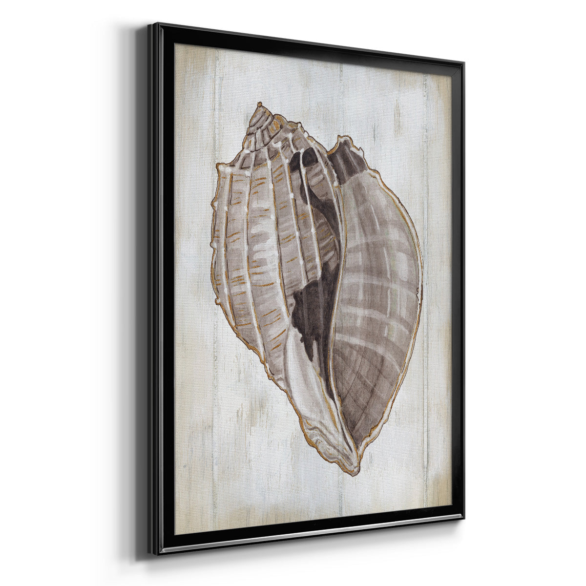 Ocean Cone II - Modern Framed Canvas Print