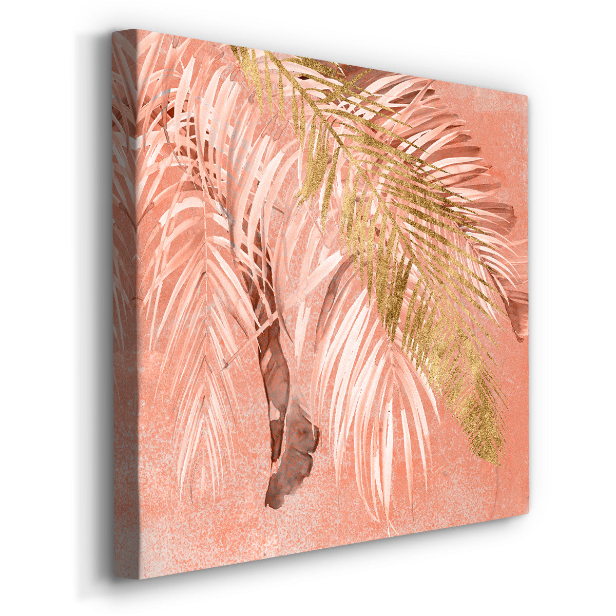 Golden Palms II - Canvas Art Print
