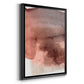 Red Ochre Abstract II - Modern Framed Canvas Print