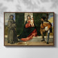 Madonna and Child with Saints Anthony of Padua and Roch, c. 1510 - Floater Framed Canvas Print