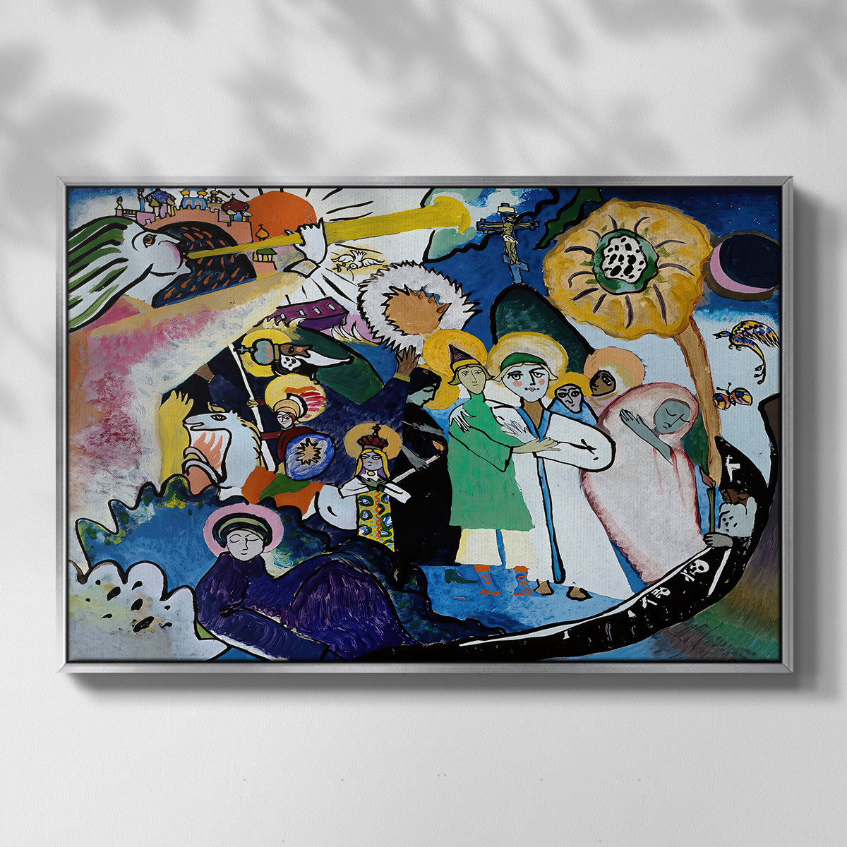 All Saints Day I, 1911 - Floater Framed Canvas Print