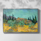 Wooden Sheds Among the Olive Trees and Cypresses, 1889 - Floater Framed Canvas Print