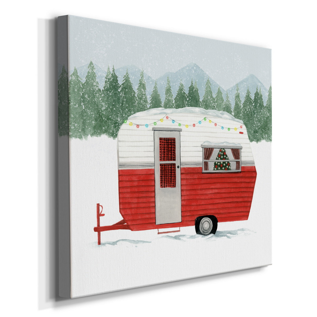 Camping for Christmas I-Premium Gallery Wrapped Canvas - Ready to Hang