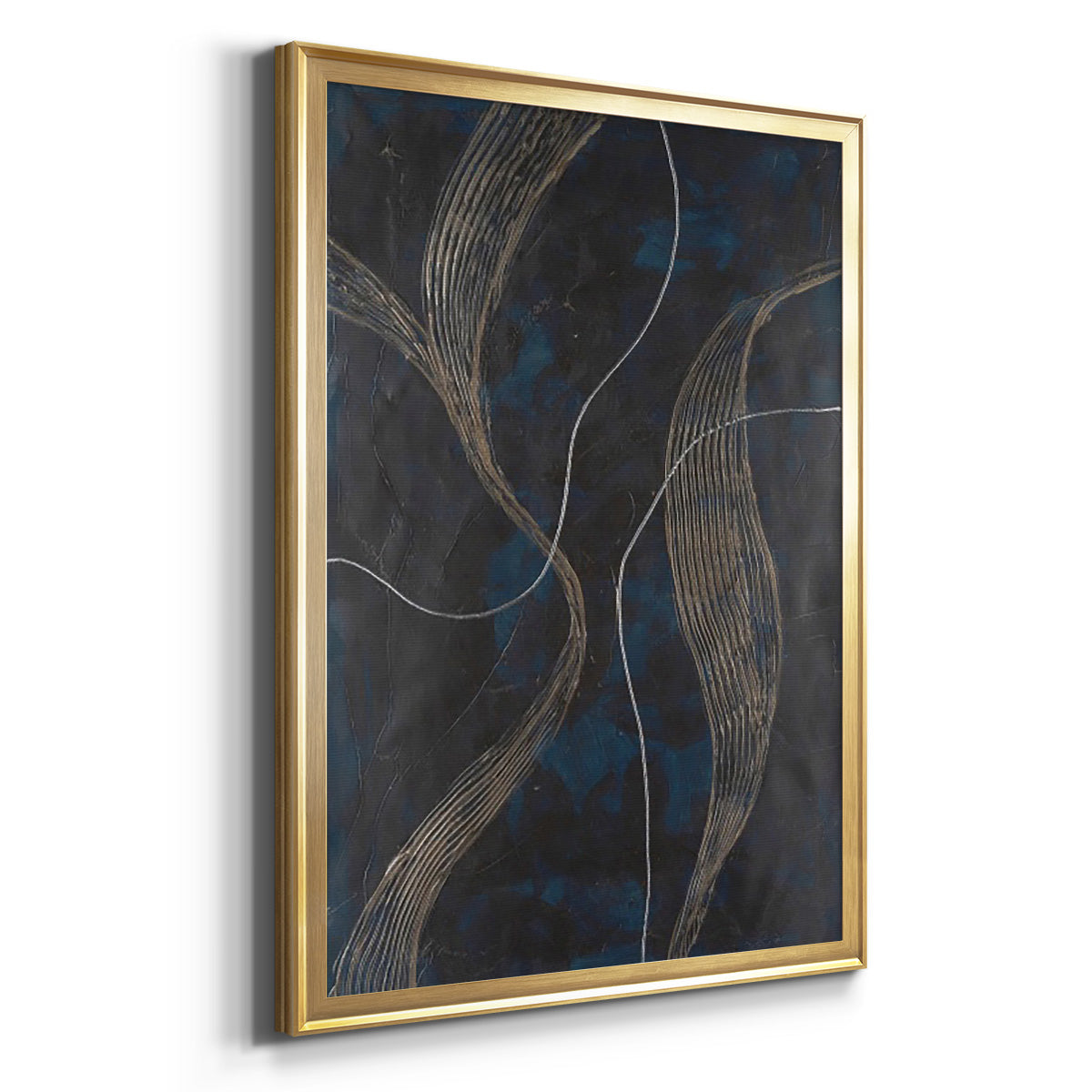 Laminar Flow II - Modern Framed Canvas Print