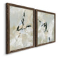 Scribble Veil I - Premium Framed Canvas 2 Piece Set - Ready to Hang