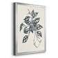 Growing Leaves III - Modern Framed Canvas Print