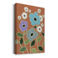 Woodblock Floral IV - Canvas Art Print