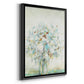 Textured Bouquet - Modern Framed Canvas Print