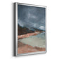 Sea Glass Storm II - Modern Framed Canvas Print