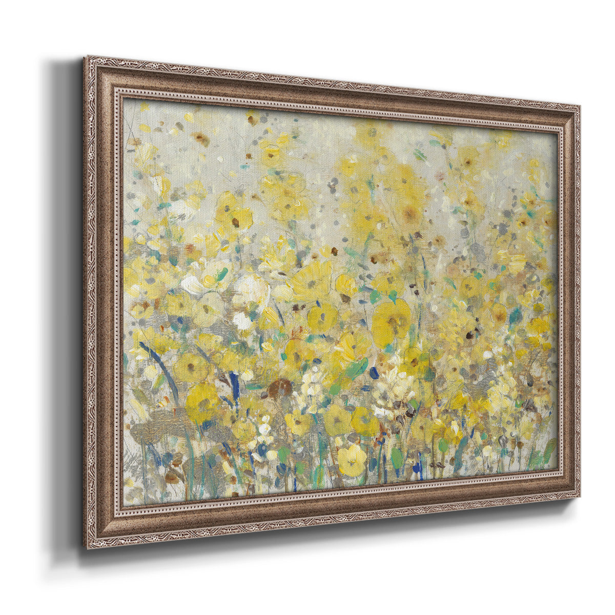 Cheerful Garden I Premium Framed Canvas- Ready to Hang