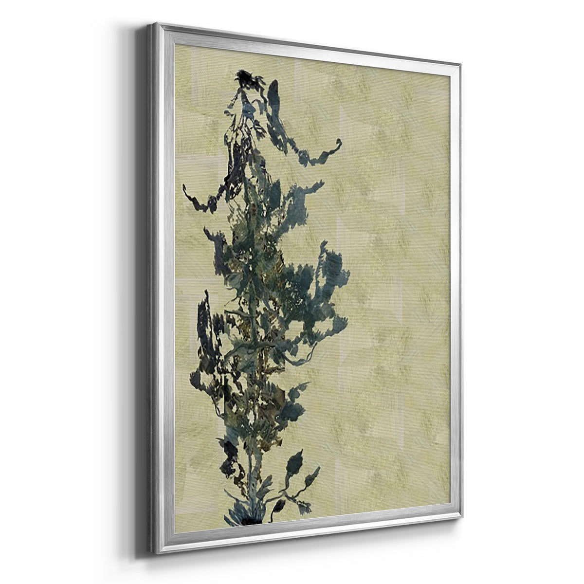 Chinoiserie 2 Tan II - Modern Framed Canvas Print