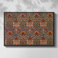 Snakeshead - Red/Cumin, c. 1876 - Floater Framed Canvas Print