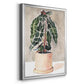 Potted Houseplant I - Modern Framed Canvas Print