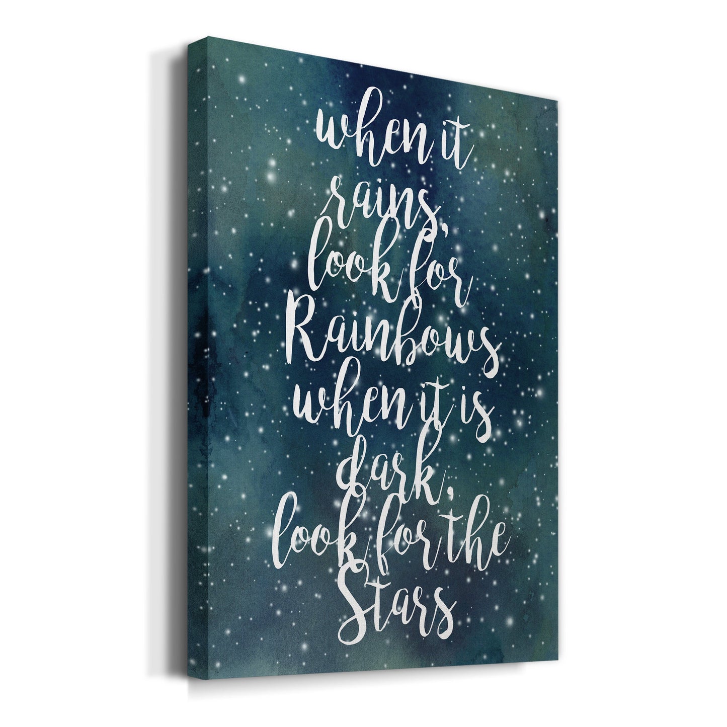 Galaxy Quote I Premium Gallery Wrapped Canvas - Ready to Hang