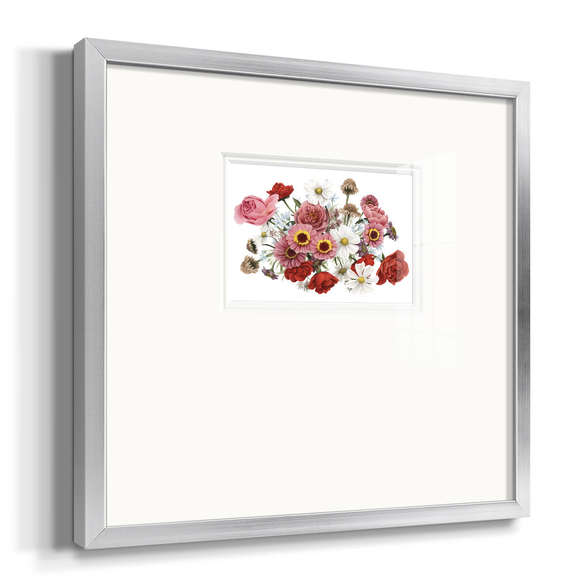 Modern Arrangement III Premium Framed Print Double Matboard