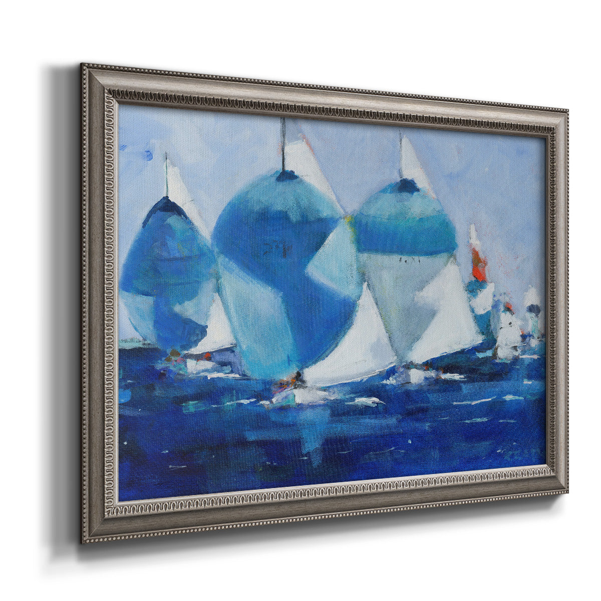 The Clipper & the Liberty Premium Framed Canvas- Ready to Hang