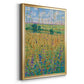 Wildflower Path I - Modern Framed Canvas Print