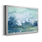 Distant Rain - Modern Framed Canvas Print