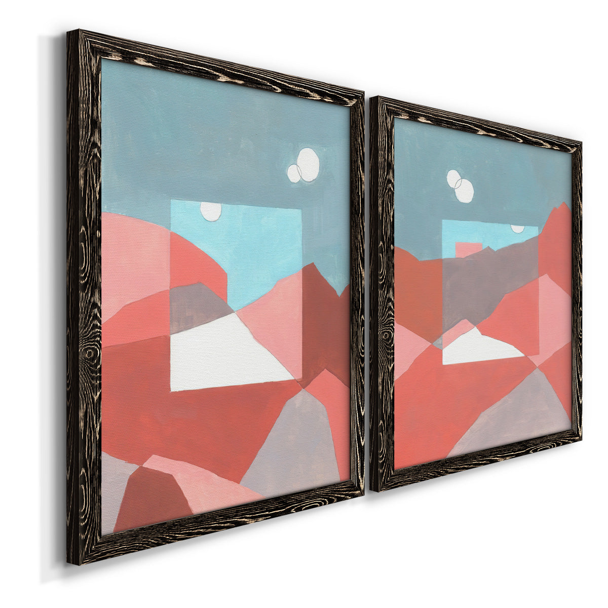 Desert Dreamscape I - Premium Framed Canvas 2 Piece Set - Ready to Hang