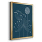 Graphic Alliums II - Modern Framed Canvas Print