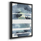 Blue Memories I - Modern Framed Canvas Print